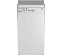 BEKO  DFS05X10W Slimline Dishwasher - White